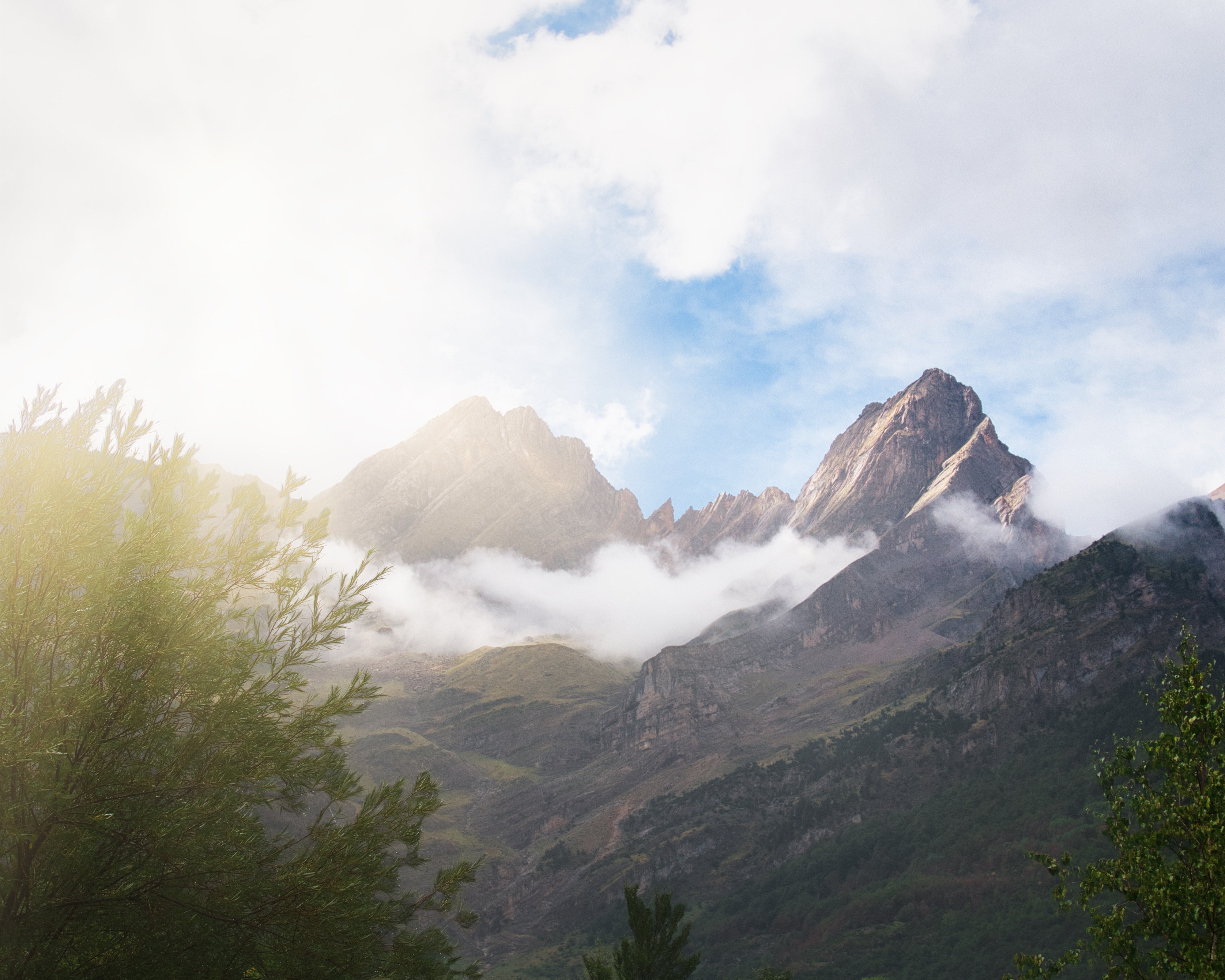 Late afternoon mist, Valle de Pineta, Ordesa y Monte Perdido